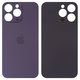 Housing Back Cover compatible with iPhone 14 Pro Max, (purple, no need to remove the camera glass, Original (PRC), big hole)