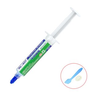Thermal Compound RELIFE  RL 407 , silicone, in a syringe, 20 ml, dark blue, 6 Вт м*К 