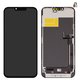 LCD compatible with iPhone 13 Pro Max, (black, with frame, AAA, (TFT), ZY, LTPS HD+)
