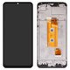 LCD compatible with Realme Note 60, (black, with frame, High Copy, RMX3933)