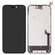 LCD compatible with iPhone 15 Plus, (black, with frame, HC, without IC, (AMOLED), GX OEM soft)