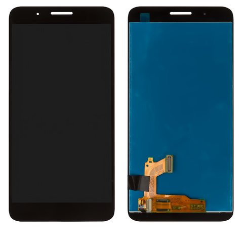 Pantalla LCD puede usarse con Huawei Honor 7i, negro, sin marco, Original PRC 
