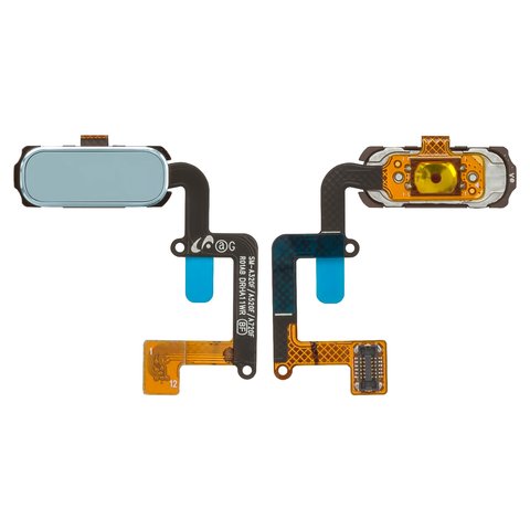 Cable flex puede usarse con Samsung A320F Galaxy A3 2017 , A320Y Galaxy A3 2017 , A520F Galaxy A5 2017 ,  teclas del menú, azul claro