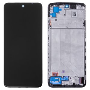 Pantalla LCD puede usarse con Xiaomi Poco M5s, Redmi Note 10, Redmi Note 10S, negro, con marco, High Copy, OLED 