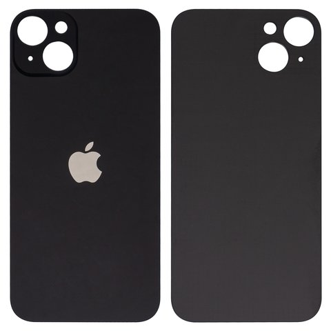 Panel trasero de carcasa puede usarse con iPhone 14 Plus, negra, no es necesario desmontar la cámara, Midnight, big hole