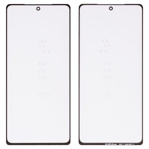 Vidrio de carcasa G+OCA PRO puede usarse con Samsung N980F Galaxy Note 20, N981 Galaxy Note 20 5G, con película OCA, negro