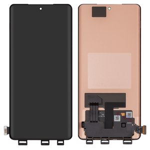 Pantalla LCD puede usarse con OnePlus 12R, Ace 3, Ace 3 Pro, negro, sin marco, Original PRC 