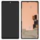 Pantalla LCD puede usarse con Google Pixel 6a, negro, con marco, High Copy, con borde ancho, (OLED) GX7AS, GB62Z, G1AZG