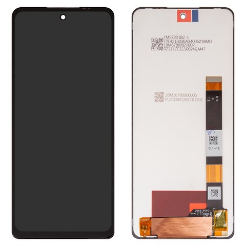 Pantalla LCD puede usarse con Motorola Edge 2021, Edge S30, Moto G200 5G, negro, sin marco, High Copy