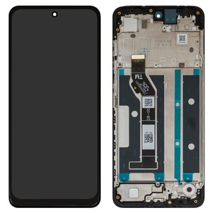 Pantalla LCD puede usarse con Motorola Moto E15, Moto G05, Moto G15, negro, con marco, High Copy, 1540485091