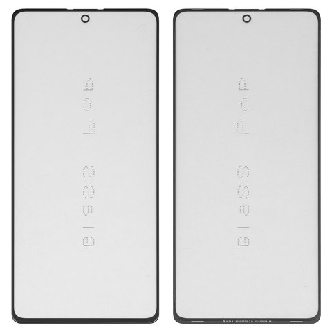 Vidrio de carcasa G+OCA PRO puede usarse con Samsung G770 Galaxy S10 Lite, con película OCA, negro