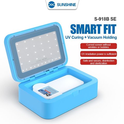 Lámpara ultravioleta Sunshine S 918B SE, LED, de vacío, adecuado para pantallas curvas, UV Box 
