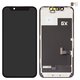 Pantalla LCD puede usarse con iPhone 13 mini, negro, con marco, HC, sin microchip, (OLED), GX OEM hard