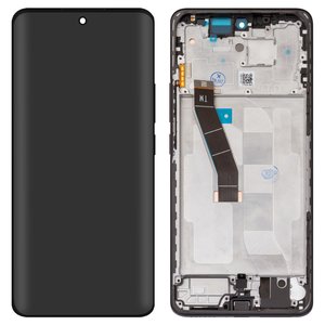 Pantalla LCD puede usarse con Xiaomi Redmi Note 15 4G, negro, con marco, Original PRC 