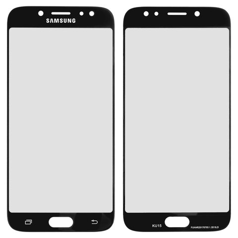 Скло корпуса для Samsung J730F Galaxy J7 2017 , чорне