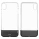 Чохол Baseus для iPhone XS Max, чорний, прозорий, силікон, пластик, #WIAPIPH65-RY01