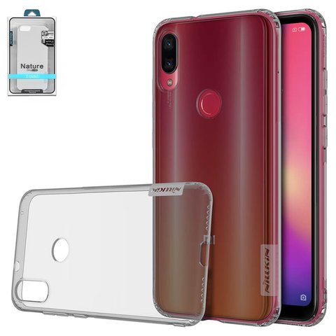 Чохол Nillkin Nature TPU Case для Xiaomi Mi Play, сірий, прозорий, Ultra Slim, силікон, M1901F9E, #6902048171237