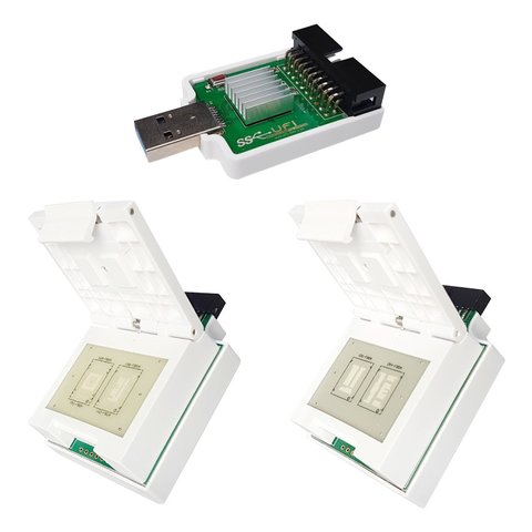 Адаптер BGA221 BGA254 eMMC eMCP + адаптер 2 в 1 BGA153 169 | BGA162 186 eMMC eMCP + USB3.0 SuperSpeed uSD eMMC рідер для донгла EMMC UFI Box