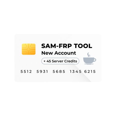 Sam FRP Tool новый аккаунт со 45 серверными кредитами