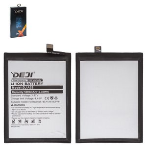 Аккумулятор Deji BLP729 для Realme 5, 5i, 5s, C11 2021 , C20, C21, C21Y, C3, Li ion, 3,87 B, 5000 мАч