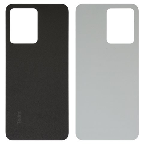 Задняя панель корпуса для Xiaomi Redmi Note 12 Pro 4G, черная, graphite gray