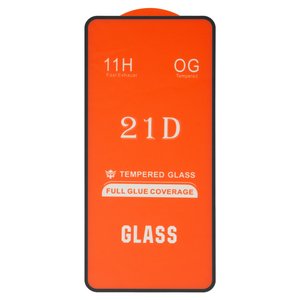 Защитное стекло для Xiaomi Redmi 10X 4G, Redmi Note 9, совместимо с чехлом, Full Glue, без упаковки , черный