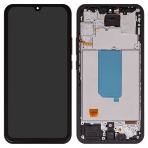 Дисплей для Samsung A346 Galaxy A34 5G, черный, с рамкой, High Copy, original LCD size, OLED 