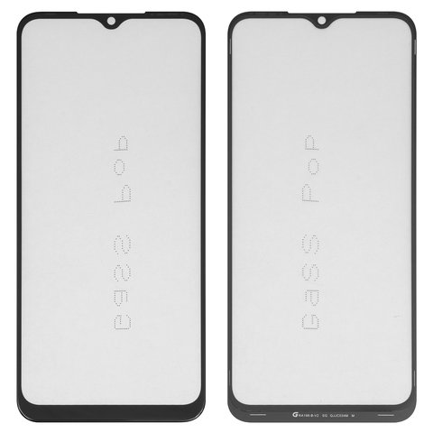 Скло корпуса G+OCA PRO для Tecno Spark 8C; Infinix Hot 12i, з ОСА плівкою, чорне