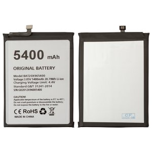 Аккумулятор BAT20X965400 для Doogee X96, X96 Pro, Li ion, 3,85 B, 5400 мАч, Original PRC 