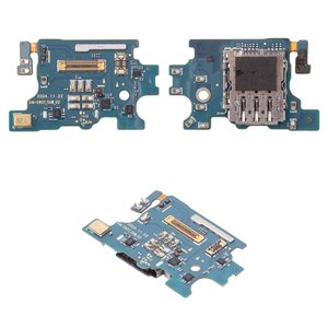 Шлейф для Samsung S937 Galaxy S25 Edge, Sim конектора, з мікрофоном, Original PRC , european version