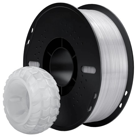 Філамент для 3D принтера ELEGOO TPU 95A Translucent, 1 кг