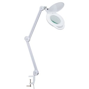 Настольная увеличительная линза Bourya 8060LED, 3 диоптрии Настольная увеличительная линза Bourya 8060LED, 3 диоптрии