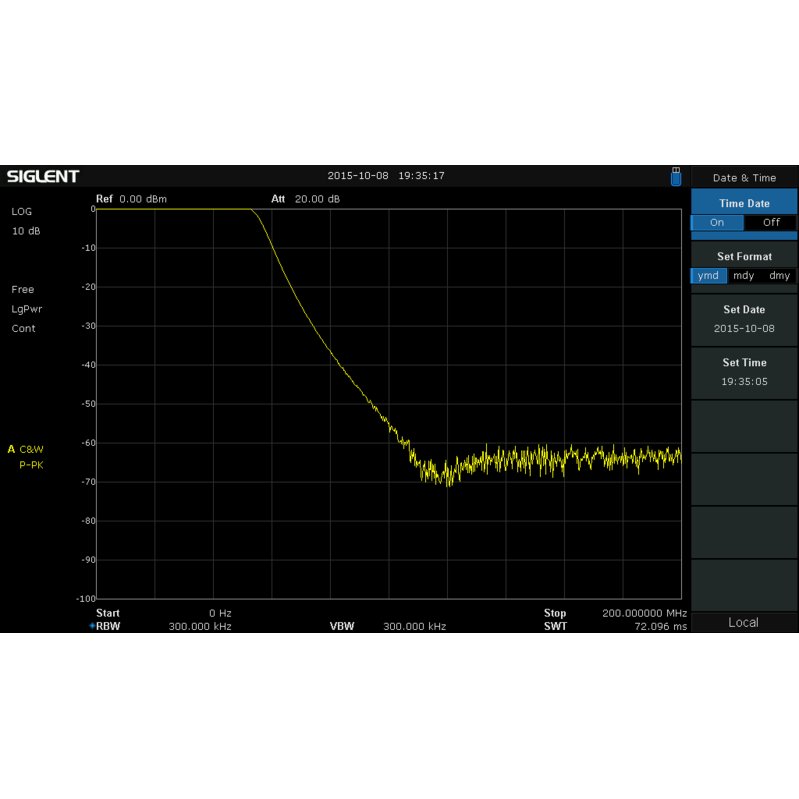 Трекінг-генератор SIGLENT TG-SSA3000X для аналізаторів спектру SSA3000X Зображення 1