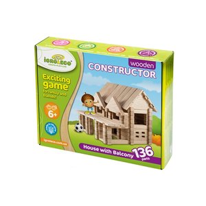 IGROTECO House with Balcony Building Set IGROTECO House with Balcony Building Set